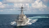 Hải quân Mỹ triển khai tàu USS John Finn qua eo biển Đài Loan