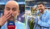 Chia tay học trò Kun Aguero, Pep Guardiola khóc nức nở