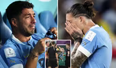 Suarez đau đớn bật khóc sau chiến thắng của Uruguay