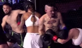 Hai võ sĩ nam ra đòn hạ gục ba người đẹp trên sàn MMA