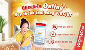 Làm thủ tục trực tuyến với Vietjet, bay thảnh thơi, không lo xếp hàng! 