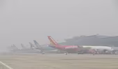 Sương mù giăng dày đặc, gần 100 chuyến bay không thể cất/hạ cánh tại Nội Bài