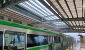Nhà ga metro Cát Linh- Hà Đông bị tốc mái gây dột, kiến nghị sửa chữa khẩn