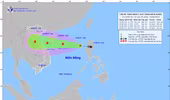 Hôm nay, áp thấp nhiệt đới sẽ mạnh lên thành bão số 5, càng tiến gần bờ bão càng mạnh 