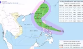 Bão Fung Wong sẽ thành siêu bão, ngày 10-11 đi vào Biển Đông thành cơn bão số 14