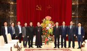 Tổng Giám mục Giáo phận Hà Nội mong muốn quan hệ với thành phố ngày càng gắn kết