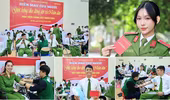 Giảng viên, học viên Học viện cảnh sát nhân dân hiến máu giúp dân và đồng đội