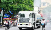 Hà Nội sẽ thí điểm công nghệ phun sương giảm bụi tại khu dân cư