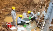 Lại vỡ đường ống nước sông Đà về Hà Nội