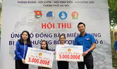 Tuổi trẻ Thủ đô quyên góp gần 3,6 tỷ đồng ủng hộ đồng bào miền Trung