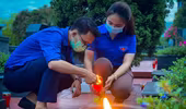 Thanh niên Thủ đô thắp nến tri ân các anh hùng liệt sĩ