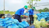 Hà Nội tiếp nhận 30 tấn rau củ và vật tư y tế từ tuổi trẻ Bắc Giang
