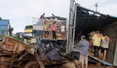 Xe tải chạy quá tốc độ gây tai nạn khiến 3 người thương vong