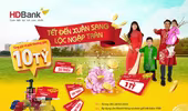 Tết không lo chán với game HDBank Hội Du Xuân trên App HDBank