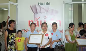 Các nhà báo nữ ANTĐ đạt giải khuyến khích Hội thi nấu ăn