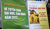 Sách hướng dẫn tuyển sinh: Nhiều nhưng thiếu thống nhất