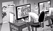 Chơi “game” nơi công sở - Sức hút khó cưỡng: Lãng phí thời gian và tiền bạc