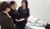 Thăm hỏi hội viên nữ bị TNGT