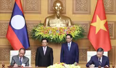 Việt Nam - Lào: Củng cố và tăng cường quan hệ vĩ đại, đoàn kết đặc biệt, hợp tác toàn diện 