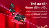 Cùng VietinBank mở thẻ ưu tiên - hoàn tiền lên đến 2.000.000 VND