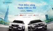 Chỉ còn 3 tuần cuối để nhận loạt ưu đãi và giảm 50% lệ phí trước bạ khi mua xe VinFast