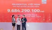 Prudential chi trả gần 9,7 tỷ đồng cho một khách hàng tại Long An