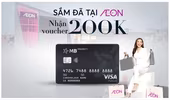 Nhận voucher 200.000 VNĐ khi mua sắm tại Siêu thị AEON