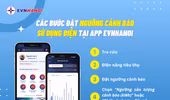 Chủ động kiểm soát mức tiêu thụ điện với tính năng “Đặt ngưỡng cảnh báo” trên App EVNHANOI