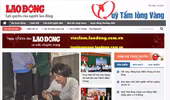 Báo Lao động ra mắt giao diện mới chuyên trang Tấm lòng vàng