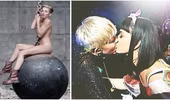 Miley Cyrus gây sốc bởi nụ hôn đồng giới, khỏa thân và nhảy kích dục