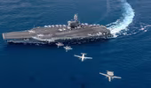 Nhóm tác chiến tàu sân bay Mỹ tập trận ở Biển Đông