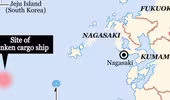 Tàu chở hàng bị chìm ngoài khơi Nhật Bản, 18 người mất tích