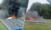 Hà Lan: Máy bay rơi xuống đường cao tốc, phi công tử nạn