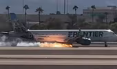 Máy bay chở 197 người bắt lửa khi hạ cánh tại Mỹ