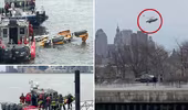Trực thăng rơi xuống sông Hudson ở New York, không ai sống sót