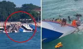 Giây phút hoảng loạn khi phà chở 89 hành khách bị lật úp ngoài khơi Bali