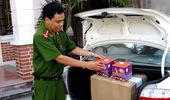 Bị bắt khi tuồn hơn nửa tạ pháo lậu từ Trung Quốc về Hà Nội 