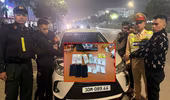 Lực lượng 141 bắt nhóm thanh niên đi ô tô mang số lượng lớn Ketamine và "nước vui" 