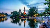Xanh tươi bát ngát Tây Hồ