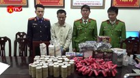 Chế tạo trái phép hàng chục kg pháo nổ, đối tượng bị bắt giữ