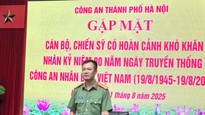 Sẻ chia, tiếp thêm nghị lực cho cán bộ, chiến sỹ vượt mọi khó khăn hoàn thành nhiệm vụ