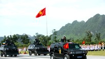 Cận cảnh các khối diễu binh cùng dàn khí tài hiện đại trong buổi hợp luyện sự kiện A80