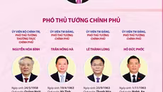Thành viên Chính phủ được kiện toàn tại kỳ họp thứ 10, Quốc hội khóa XV, tháng 10-2025