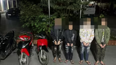 Làm rõ nhóm thiếu niên dùng tuýp sắt gắn đinh ba cướp xe máy trong đêm