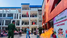 Tăng cường kỹ năng phòng cháy, chữa cháy và cứu nạn cứu hộ cho học sinh Trường tiểu học Phú Đô