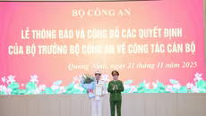 Thiếu tướng Nguyễn Tiến Trung được điều động làm Giám đốc Công an tỉnh Quảng Ninh