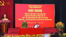 Công an phường Bồ Đề với nhiều biện pháp hay phục vụ nhân dân 