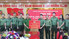 Nghĩa tình Công an Hà Nội đến với người dân và đồng đội 2 tỉnh Hà Tĩnh, Nghệ An