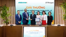 ABBANK tiếp tục được ghi nhận ‘chất lượng điện thanh toán quốc tế xuất sắc năm 2025’