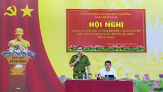 Nâng cao hiệu quả an ninh trật tự cơ sở thông qua mô hình giao ban công tác an ninh định kỳ